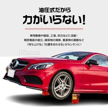 油圧ジャッキ 10t 油圧式 ボトルジャッキ ダルマジャッキ ジャッキ 手動 ジャッキアップ タイヤ交換 工具 車載用 整備 修理 1台_画像2