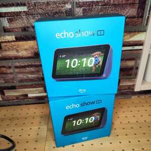 未使用　Echo Show 5 (エコーショー5) 第2世代 - スマートディスプレイ with Alexa、ディープシーブルー　２個セット