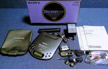 SONY CDプレーヤー Discman ESP CD COMPACT PLAYER D-321 動作チェック済み！_画像1