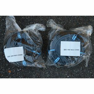 010507k4 unused QCELLS one-side edge MC4 connector attaching extension cable HNW-MC4-CHN40 2 piece entering basket 41