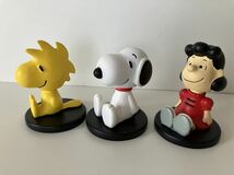 PEANUTS(ピーナッツ)/クビフリドール/フィギュア/ボビングヘッド/SNOOPY/スヌーピー・ルーシー・ウッドストック/３個セット_画像1