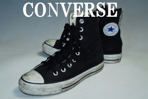 ◆DSC4823◆驚愕の1000円完全売り切り！コンバース◆CONVERSE/ブラック/24㎝/MID◆ストリート最強スニーカー！存在感抜群！注目の１足！