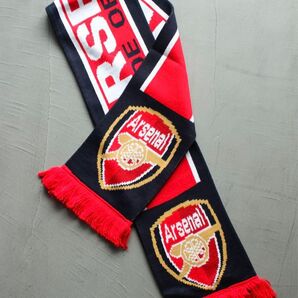 アーセナル サッカーマフラー Arsenal 現地購入品 ユーロ 英国製