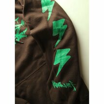 NINJA X パーカー フード プルオーバー Straight Edge Pullover Hoodie Original 2018 ニンジャエックス Dark Chocolate スケボー_画像3