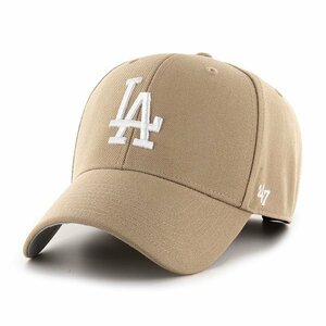 ’47 (フォーティセブン) FORTYSEVEN ドジャース (ロサンゼルス) キャップ 帽子 Dodgers ’47 MVP Khaki x White Logo ベースボール