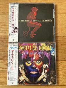 【2点セット】 DAVID LEE ROTH / A LITTLE AIN'T ENOUGH / EAT 'EM AND SMILE / 国内盤 