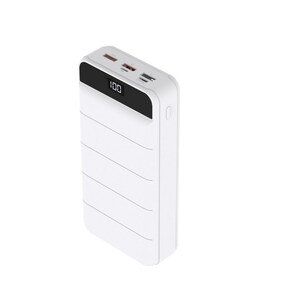 モバイルバッテリー モバイル充電器 40000ｍAh 4台同時充電 PD20W対応 超大容量 LEDライト付き HIDISC HD-GP45AQCWH/0205/送料無料