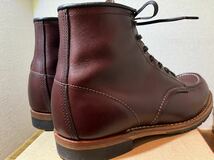 RED WING 9010 8.5D ベックマン ブラックチェリー モックトゥ フェザーストーン 2011年 木型23番 レッドウイング レザーブーツ 9411 9011_画像2