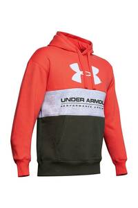 新品 アンダーアーマー フリース パーカー S 赤 レッド フーディー UNDER ARMOUR 1345598 SM ルーズ 即決