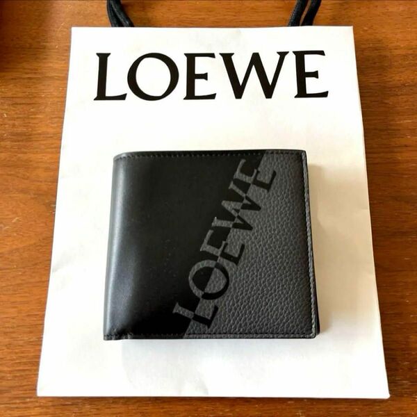 新品 LOEWE ロエベ コインウォレット 2つ折り財布 レザー 銭入れ