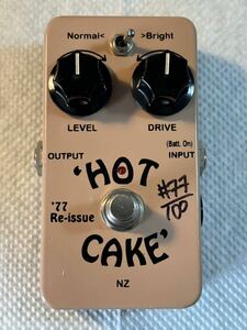 激レア HOT CAKE '77 Re-issue シリアル77番 Crowther Audio ホットケーキ Human Gear ヒューマンギア オーバードライブ エフェクター 