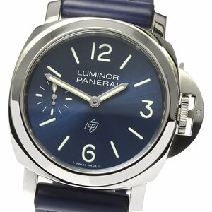  Panerai PANERAI PAM01085ru Minaux ru голубой mare small second самозаводящиеся часы мужской коробка * с гарантией ._793421