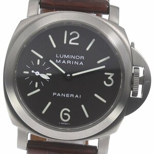 パネライ PANERAI PAM00061 ルミノール マリーナ スモールセコンド 手巻き メンズ 箱・保証書付き_794491