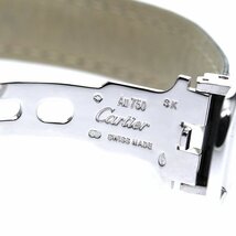 カルティエ CARTIER WB707331 タンクアメリカンSM K18WG ダイヤベゼル クォーツ レディース _792287_画像8