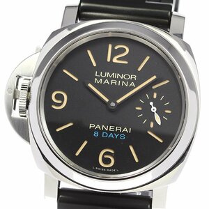 パネライ PANERAI PAM00796 ルミノール レフトハンド 8デイズ アッチャイオ 手巻き メンズ 良品 保証書付き_792463