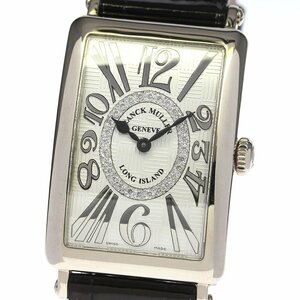 フランクミュラー FRANCK MULLER 952QZRELV-RCD1R OG ロングアイランド アンサンブル K18WG ダイヤモンド クォーツ 保証書付_793769