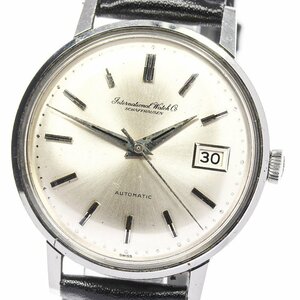 ☆訳あり【IWC SCHAFFHAUSEN】IWC Cal.8541 デイト ヴィンテージ 自動巻き メンズ_705471【ev20】