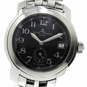  Baum &merusheBaume & Mercier MV045221 cape Land Date self-winding watch men's box attaching _793639