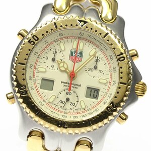  Junk TAG Heuer TAG HEUER CG1123-0 cell chronograph quartz men's _795930