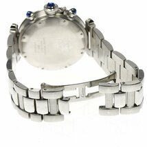 訳あり カルティエ CARTIER W31018H3 パシャ 38 クロノグラフ クォーツ メンズ _790616_画像3