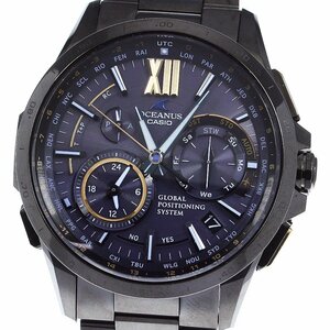  Casio CASIO OCW-G1000S-1AJR Oceanus worldwide limitation 300ps.@ solar radio wave men's beautiful goods _797389