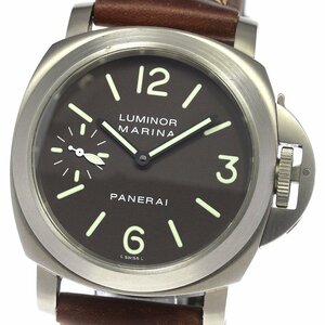  Panerai PANERAI PAM00061 Luminor Marina small second механический завод мужской коробка * с гарантией ._796777