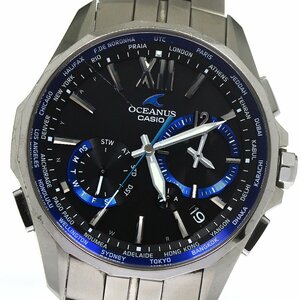 カシオ CASIO OCW-S3400 オシアナス マンタ デイト ソーラー電波 メンズ _798552