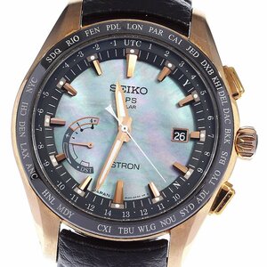 セイコー SEIKO SBXB105/8X22-0AE0-2 アストロン ノバク・ジョコビッチ 2016年限定 デイト ソーラー電波 メンズ _798624