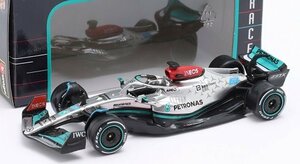  BBurago 1/43 Mercedes *W13E #63 G. russell 2022