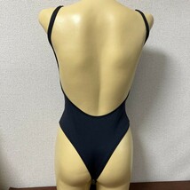 C226ストレッチ♪ブラックのスーパーハイレグTバックバック女子ダンスバレエレッスンレオタード♪アンダーや撮影会にも♪サイズM_画像4