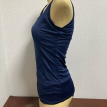 C367ストレッチ♪1円スタート！艶々ネイビーの旧タイプ女子スク水♪アンダーやコレクションや撮影会にも♪サイズLL_画像4