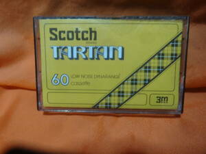 ☆スコッチ カセットテープ タータン Scotch TARTAN 60 LOW NOISE 使用済 消去済 住友スリーエム ３M 昭和 アナログ