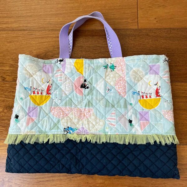 ハンドメイド レッスンバッグ　ムーミン