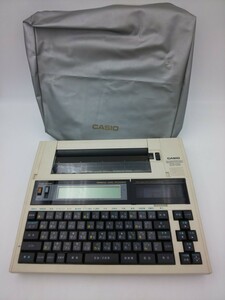 ジャンク☆カシオ CASIOWORD HW-100WE ☆ワープロ ワードプロセッサー か1005