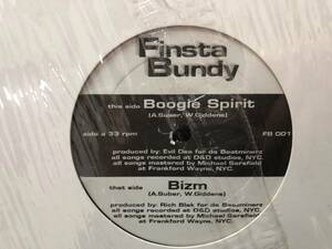 レコード Finsta Bundy Boogre Spirit FB001 NOT ON LABEL 231108-273