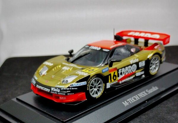 ‘04 JGTC 鈴鹿 Mテック NSX #16 EBBRO 1/43