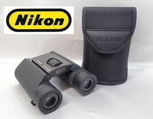 1073[M]綺麗♪◆Nikon ニコン◆Sportstar EX/スポーツスター/8×25 8.2°WF/双眼鏡/WATERPROOF/防水/ブラック/ケース付♪