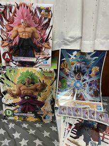 一番くじ ドラゴンボールヒーローズ SUPER DRAGONBALL HEROES A賞 D賞 超サイヤ人　フィギュア ロゼ ブロリー E賞ビッグメタリックアート