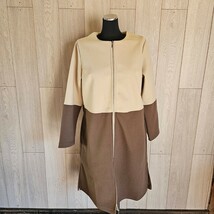 未使用タグ付き BOUTIQUR JUNKO ブティック ジュンコ★ジュンココシノ バイカラーコート QVC_画像1