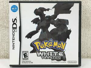 ●○V239 ニンテンドー DS ソフト 海外版 Pokemon WHITE VERSION ポケットモンスター ポケモン ホワイト○●
