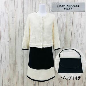 ●② Dear Princess レディース セットアップ　　バッグ付き サイズ38 ジャケット ワンピース 入学 卒業 ママスーツ セレモニースーツ