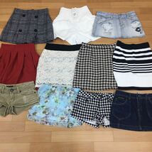 □1-34 レディース ギャル 系 服 まとめ 50点 トップス ボトムス デニム ショーパン INGNI M.deux SHAKE SHAKE 花柄 ヒョウ柄 ビジュー _画像8