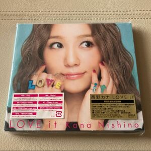 初回生産限定盤 （取） 西野カナ CD+DVD/LOVE it 17/11/15発売 