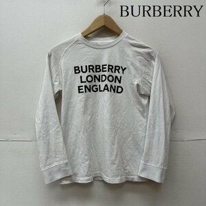  Burberry Kids Logo long sleeve T shirt 8031663 T-shirt T-shirt 140cm white / white 