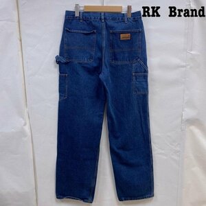 古着 RK Brand ペインター デニムパンツ ジッパーフライ ストレート IDG W32 L34 パンツ パンツ 32インチ インディゴ / インディゴ