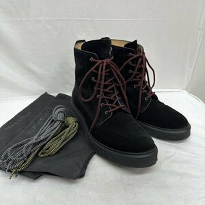 リプレゼント スエード 厚底 ラバーソール ワーク ブーツ ブーツ ブーツ UK：8 黒 / ブラック