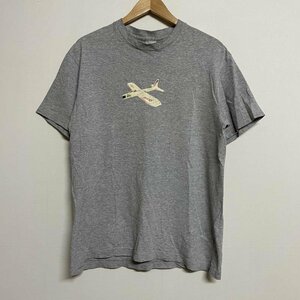 ステューシー 飛行機 プリント 半袖 クルーネックTシャツ Tシャツ Tシャツ M 灰 / グレー プリント