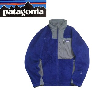 美品 フワフワ極上 00年 当時物 Patagonia R3 ハイロフト ジャケット ボア フリース メンズS パタゴニア ツートーン ビンテージ 2312271