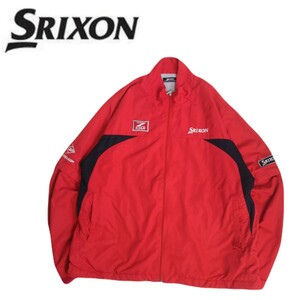 極美 プロ仕様 SRIXON Z-STAR 2way 撥水防風 蓄熱保温 ナイロン ジャケット スニードジャック ブルゾン L スリクソン ゴルフウェア 240198