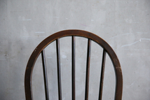 英国アンティーク◇ERCOLアーコールフープバックチェア/木製椅子/ダイニングイス/飾り棚/店舗什器/ディスプレイ台/イギリスビンテージ家具_画像3